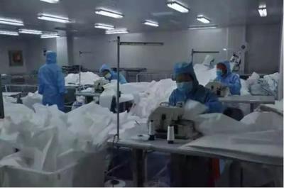 靜海區(qū)全力支持醫(yī)用防護品企業(yè)改造升級 爭分奪秒擴能增產(chǎn) 全力保障物資供應